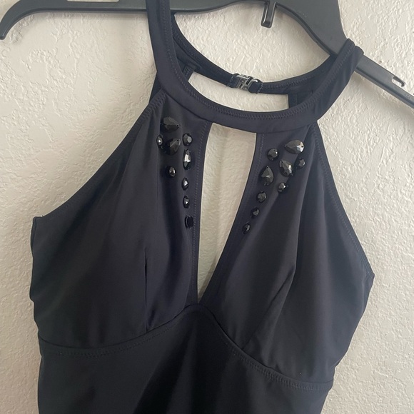 Profile by Gottex One piece Swimwear black size 10 - Picture 3 of 5